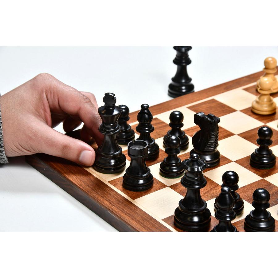 チェス駒 Lardy 78mm エボナイズ インド直送 AS266 : チェス専門店