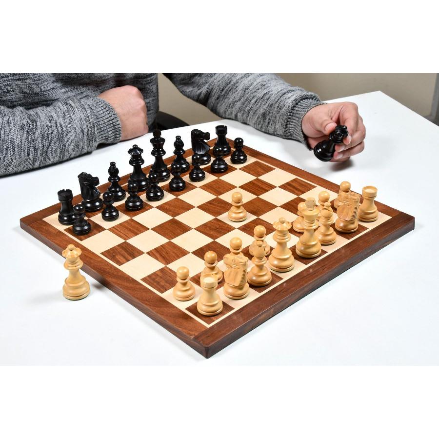 チェステーブル　駒あり チェス駒 Lardy 78mm エボナイズ インド直送 AS266 : チェス専門店