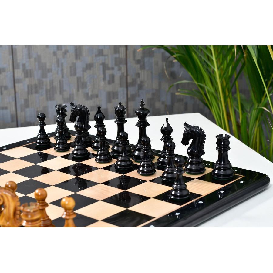 チェス駒 ウォー・アドミラル 112mm 黒檀 インド直送 AS289 : チェス