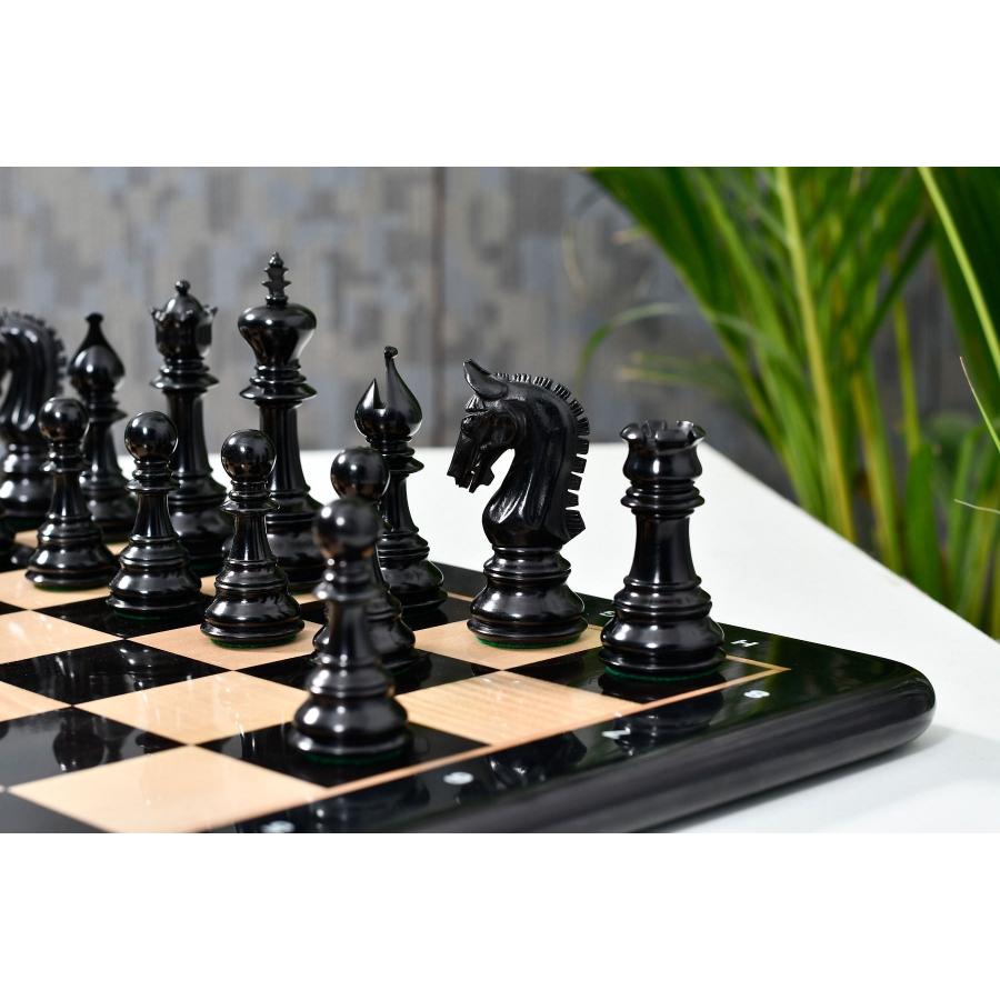 チェス駒 ウォー・アドミラル 112mm 黒檀 インド直送 AS289 : チェス