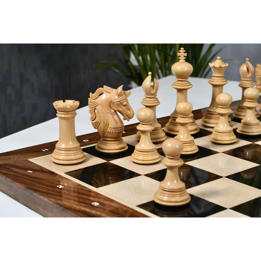 プレミア　チェス チェス駒 コーヒーハウス 98mm シーシャム インド直送 AS248-T