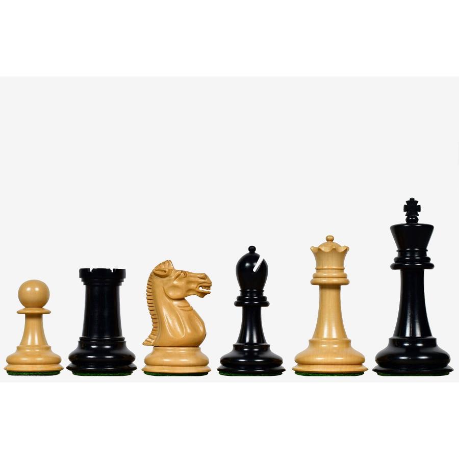 チェス駒 ニムゾヴィッチ・スタントン 95mm 黒檀 インド直送 AS291