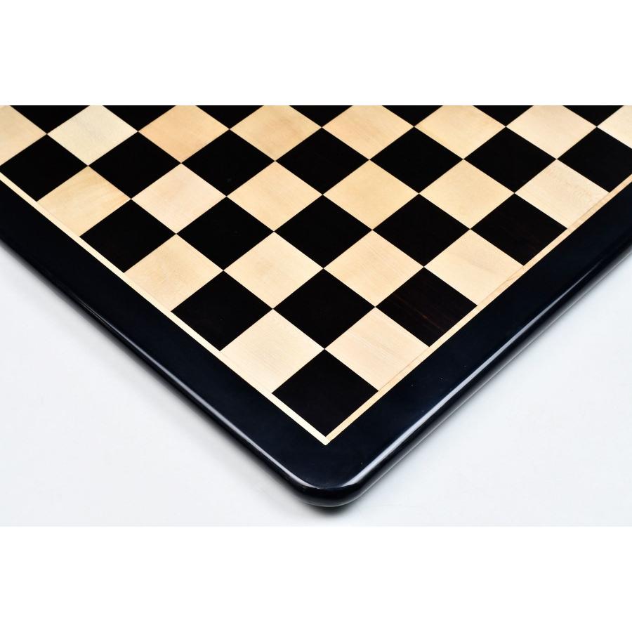 チェス盤 黒檀×ツゲ 53cm 55mm インド直送 BB1038 : チェス専門店