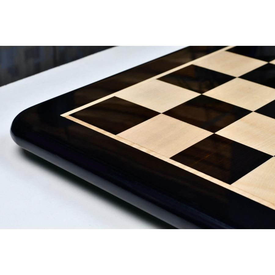 チェス盤 黒檀×ツゲ 53cm 55mm インド直送 BB1038 : チェス専門店