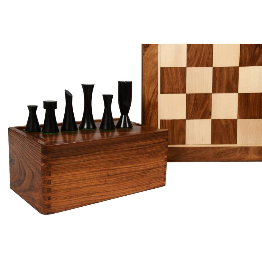 【2026年1月8日以降の発送予定】 チェスセット ミッドナイト 85mm 48cm ストレージ付き インド直送 C0816 【OC8613373114】(30192円)