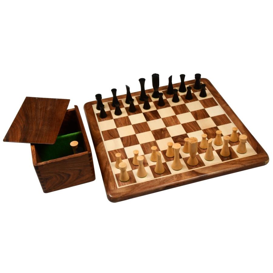 【2026年1月8日以降の発送予定】 チェスセット ミッドナイト 85mm 48cm ストレージ付き インド直送 C0816 【OC8613373114】(30192円)