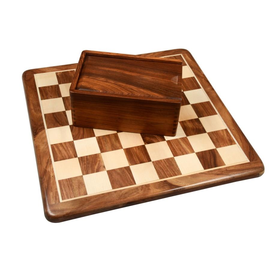 【2026年1月8日以降の発送予定】 チェスセット ミッドナイト 85mm 48cm ストレージ付き インド直送 C0816 【OC8613373114】(30192円)