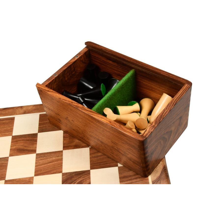 【2026年1月8日以降の発送予定】 チェスセット ミッドナイト 85mm 48cm ストレージ付き インド直送 C0816 【OC8613373114】(30192円)