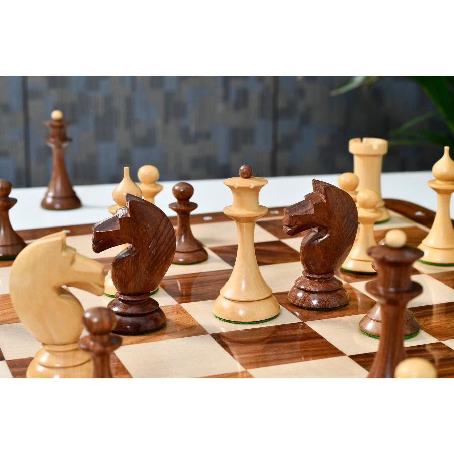 チェスセット 1950年代ソビエト 106mm 53cm インド直送 C0993 : チェス