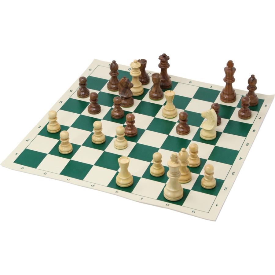 ChessJapan 日本チェス連盟公式チェス盤 トーナメント 44cm 50mm 