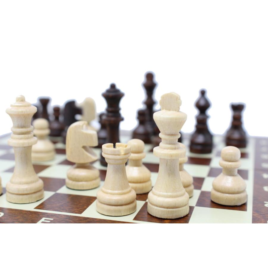 ChessJapan チェスセット 木製 コンパクト 20cm 磁石式 : チェス