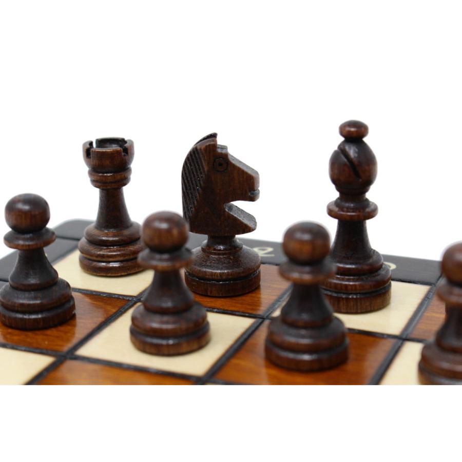 プレミア　チェス ChessJapan チェスセット 木製 プレミアムマグネティック 28cm 磁石式