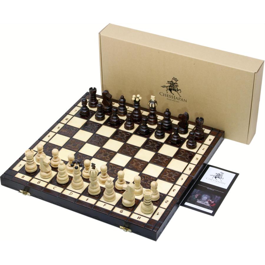 ChessJapan チェスセット 木製 クラクフ 42cm : チェス専門店
