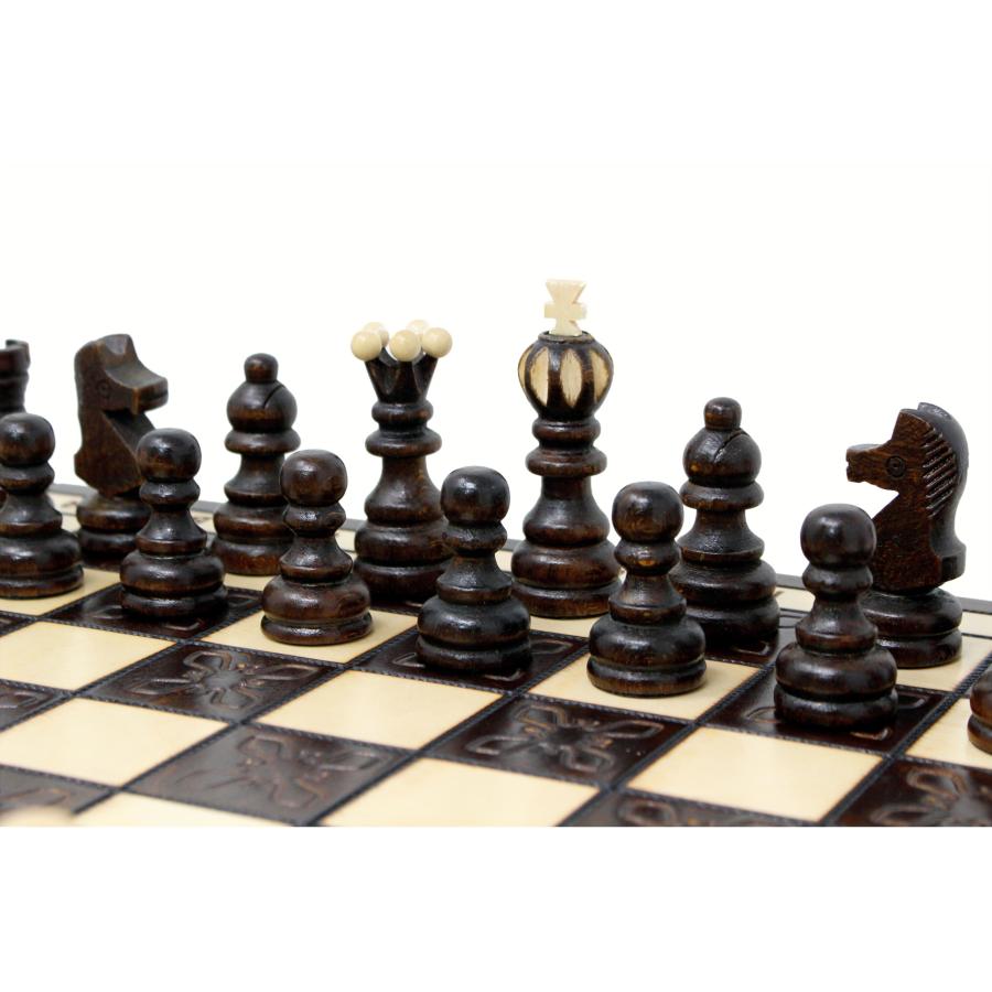 ChessJapan チェスセット 木製 クラクフ 42cm : チェス専門店