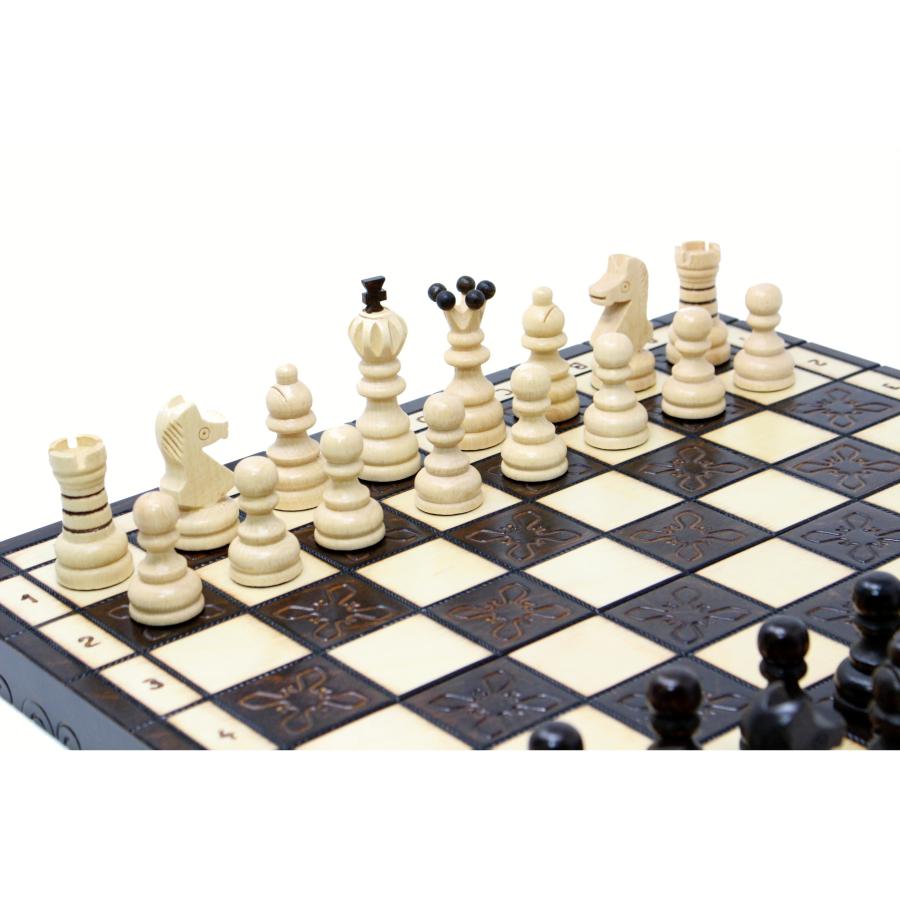 ChessJapan チェスセット 木製 クラクフ 42cmの画像