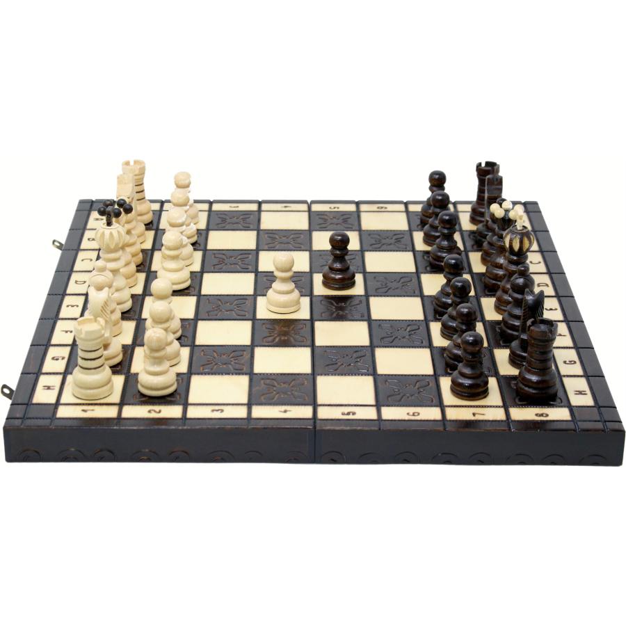 COACH チェス ChessJapan チェスセット 木製 クラクフ 42cm : チェス専門店