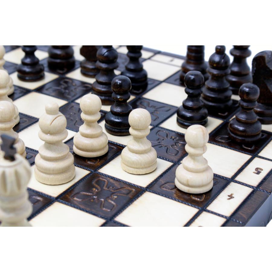 ChessJapan チェスセット 木製 クラクフ 42cmの画像