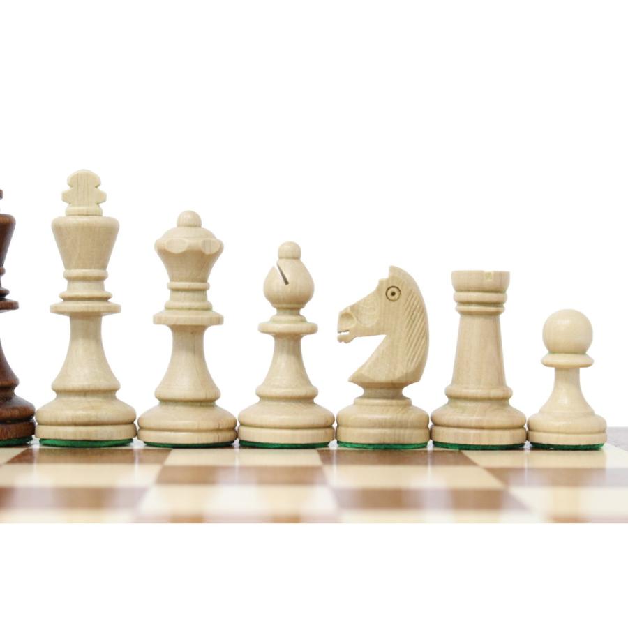 ChessJapan チェスセット 木製 トーナメントNo.3 35cm : チェス