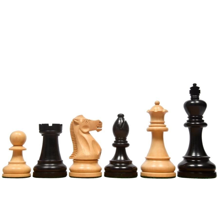 チェス駒 アメリカン・スタントン 106mm エボナイズ インド直送 M0043B
