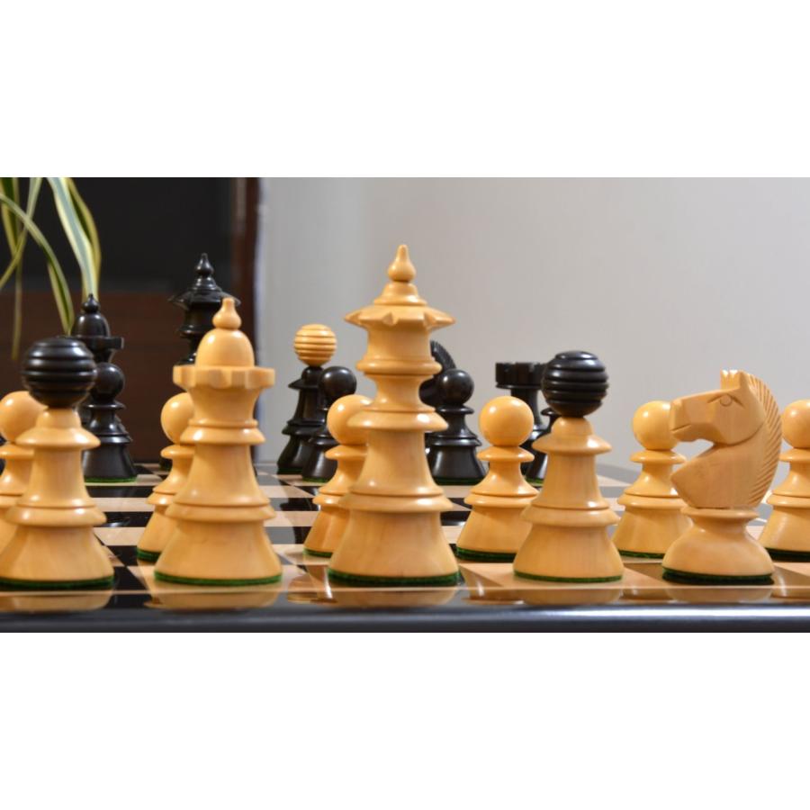 チェス駒 コーヒーハウス 107mm ツゲ インド直送 M0076 : チェス専門店