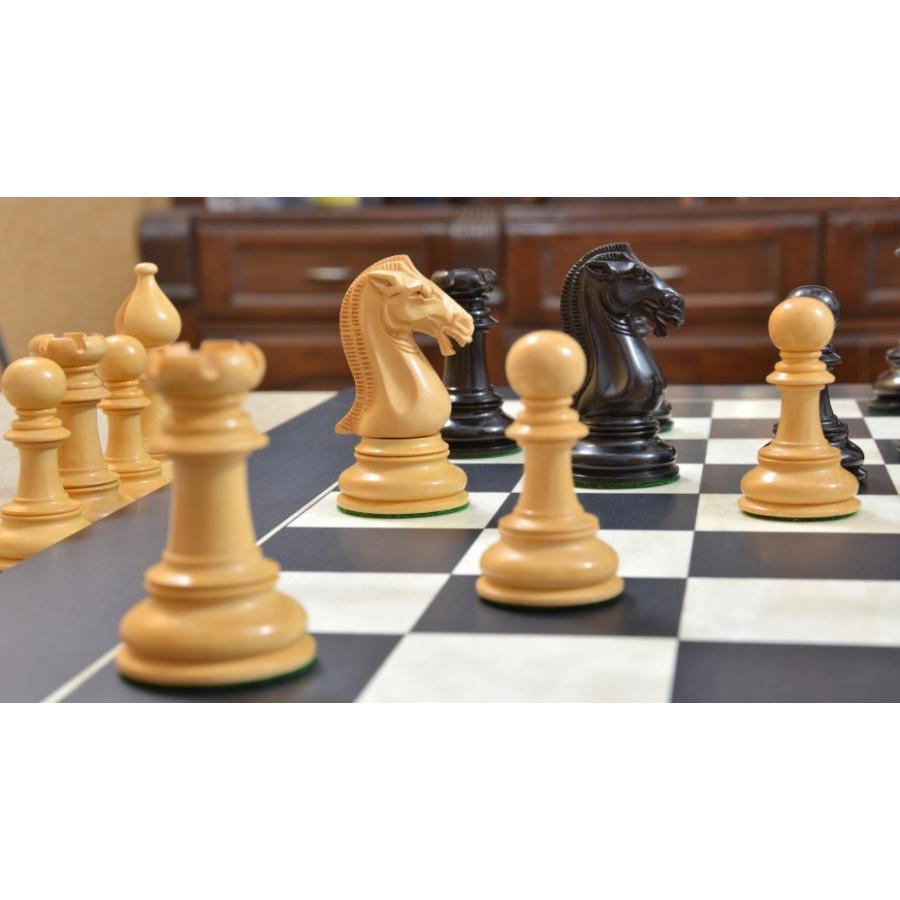 在庫あり 即納 チェス駒 世紀スタントン 115mm 黒檀 インド直送 高知インター店 City Com Fr