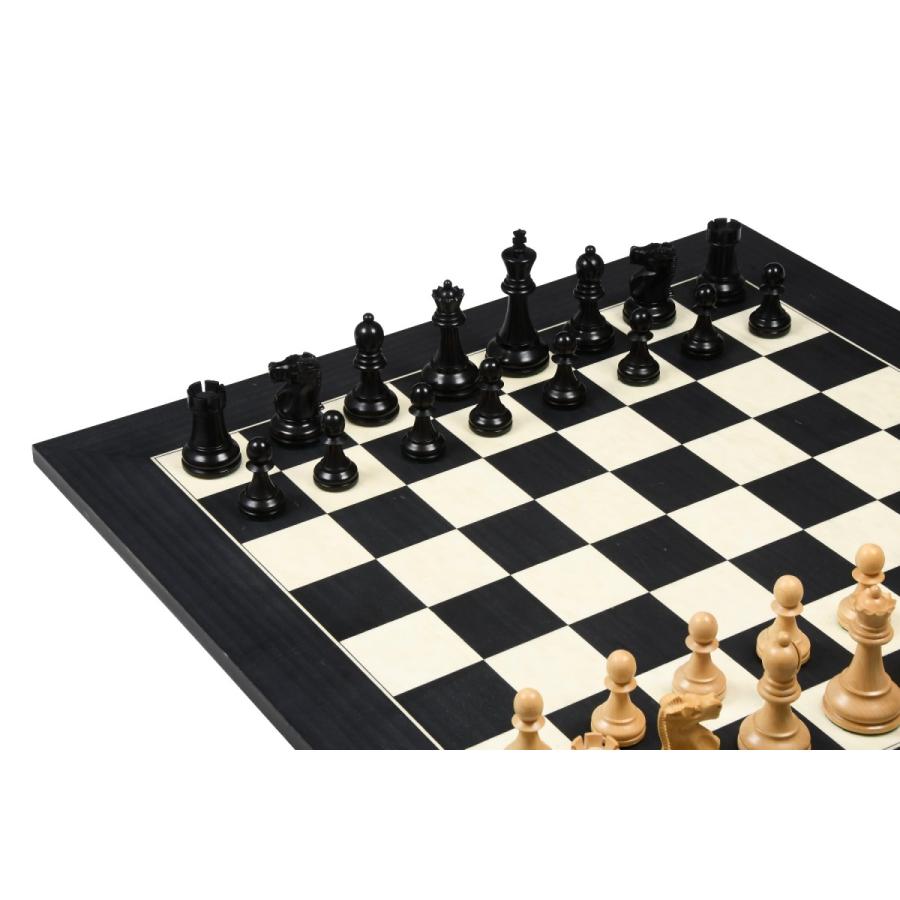 COACH チェス チェス駒 1972 フィッシャーvsスパスキー 97mm エボナイズ インド直送