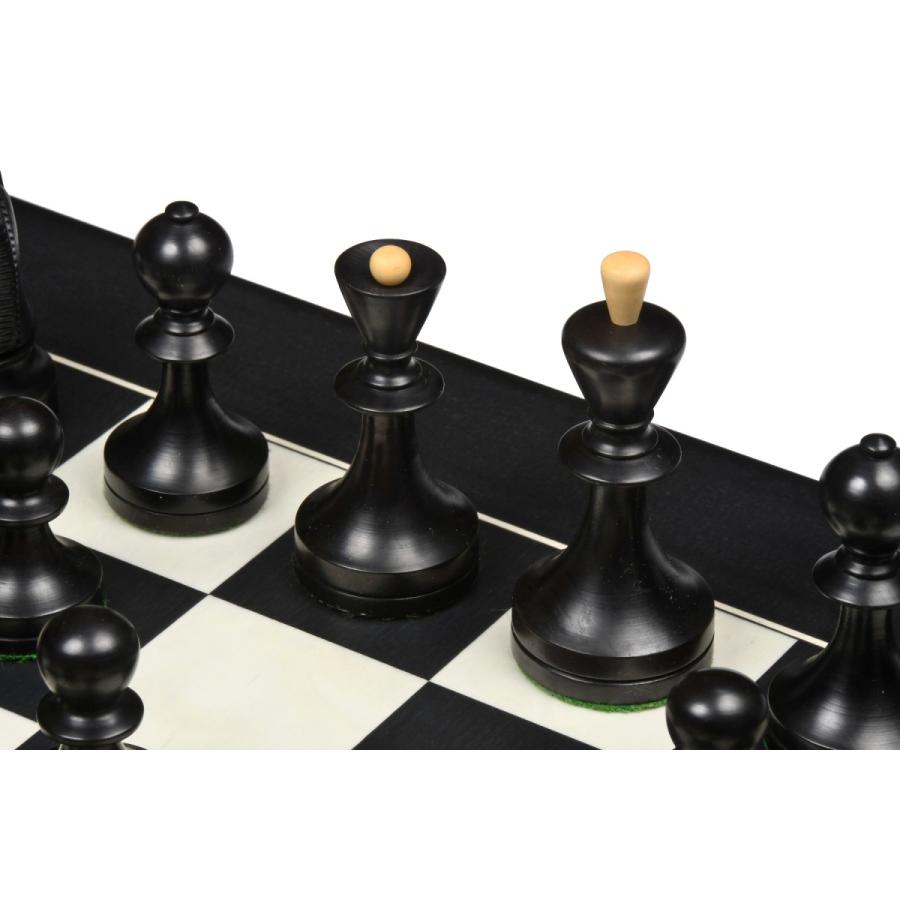 チェス駒 ソビエト 95mm エボナイズ インド直送 R0318 : チェス専門店
