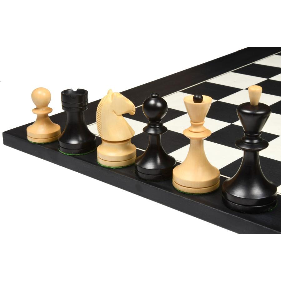 チェス駒 ソビエト 95mm エボナイズ インド直送 R0318 : チェス専門店