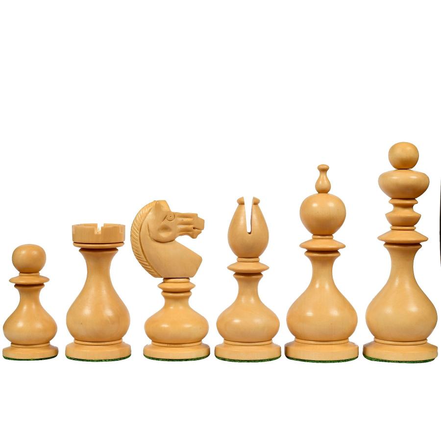 チェス駒 アンティーク・ダブリン 104mm エボナイズ インド直送
