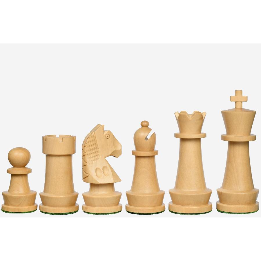チェス駒 チャンピオンシップ・スタントン 95mm エボナイズ インド直送
