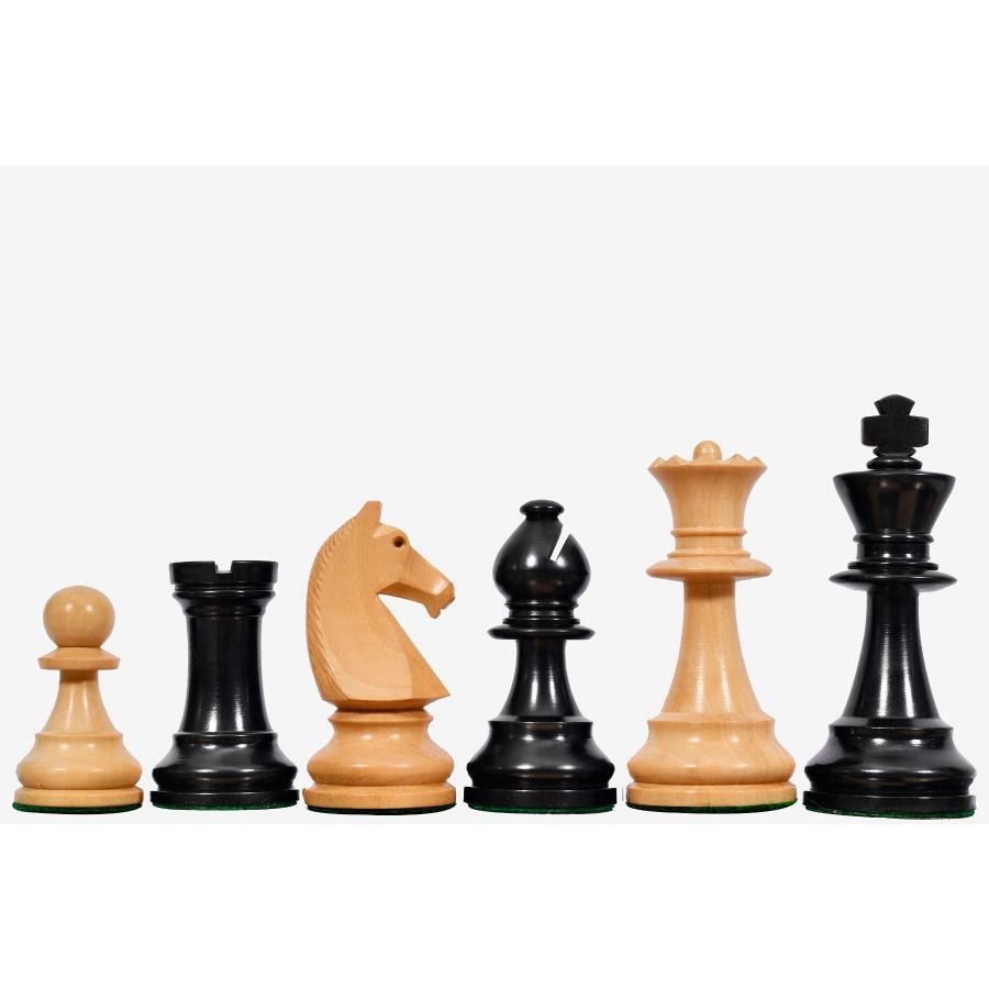 チェス駒 1990年代 Chavet 93mm エボナイズ インド直送 R0361B