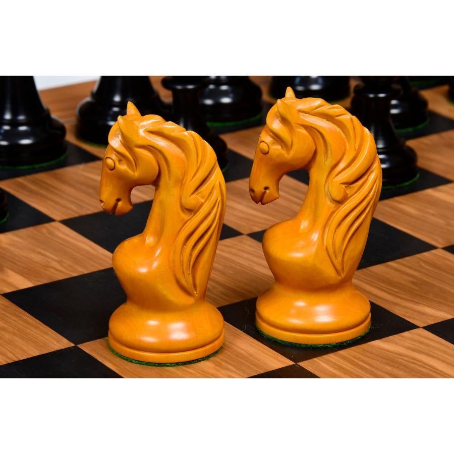 チェス駒 Piatigorsky Cup 108mm 黒檀 インド直送 R0364 : チェス専門