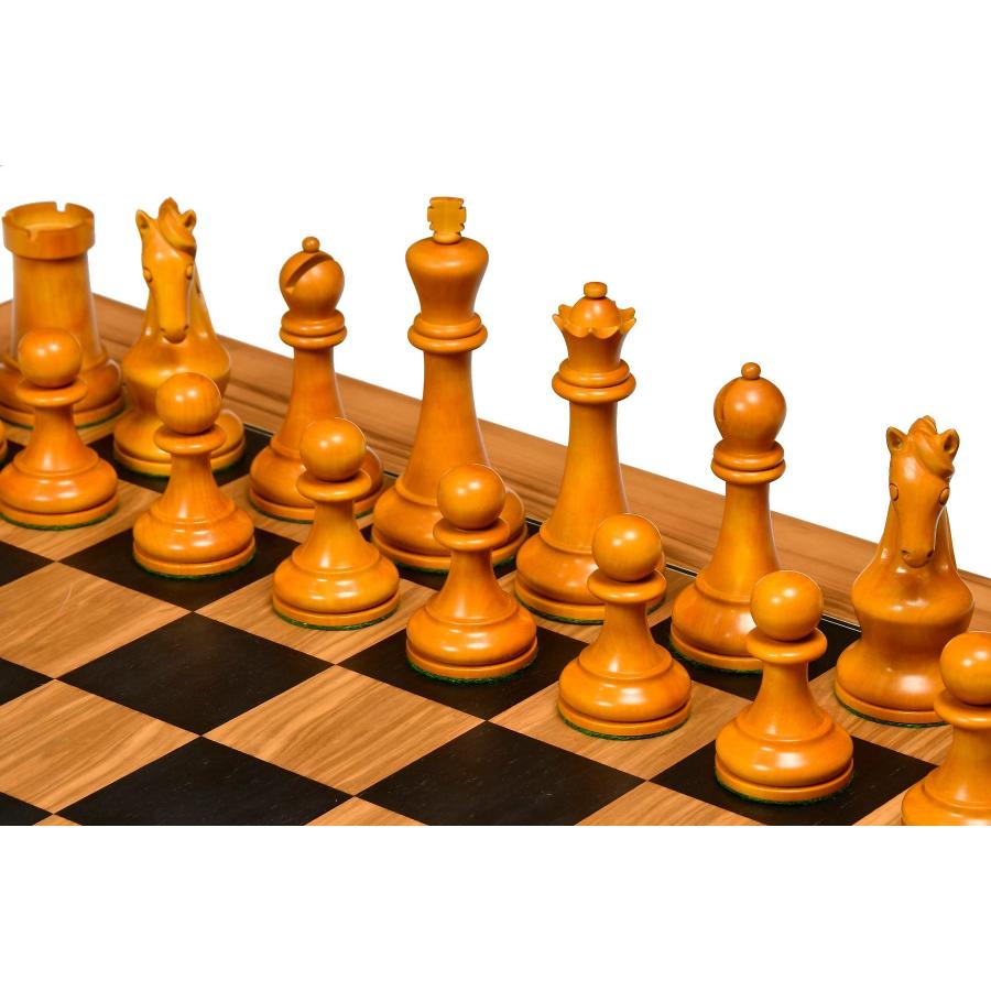 チェス駒 Piatigorsky Cup 108mm 黒檀 インド直送 R0364 : チェス専門