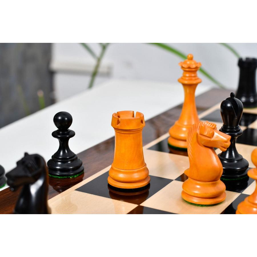 チェス駒 1860年代 British Chess Company 100mm 黒檀 インド チェス駒 1860年代 British Chess Company 100mm 黒檀 インド