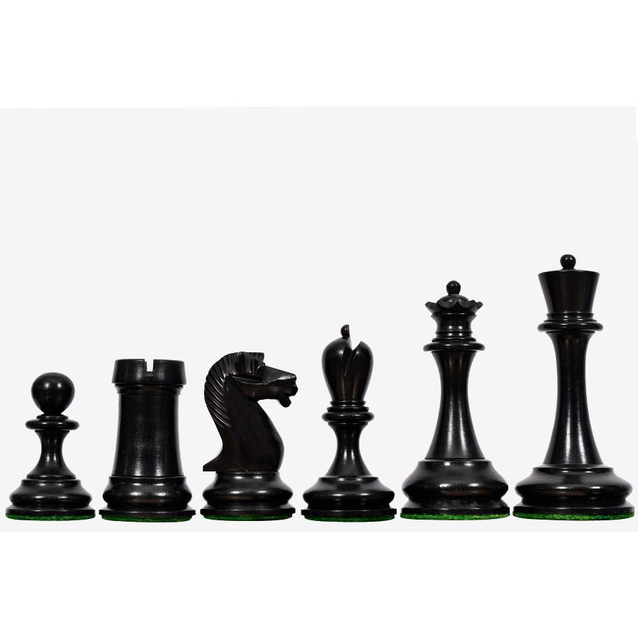 チェス駒 1860年代 British Chess Company 100mm 黒檀 インド チェス駒 1860年代 British Chess Company 100mm 黒檀 インド