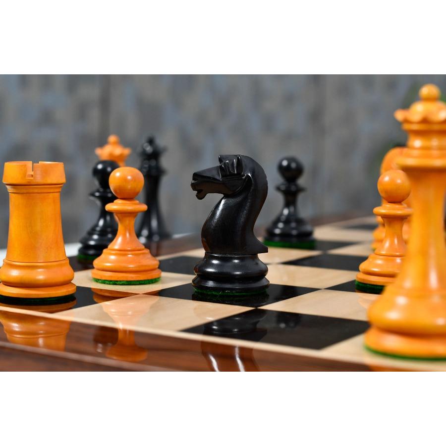 チェス駒 1860年代 British Chess Company 100mm 黒檀 インド チェス駒 1860年代 British Chess Company 100mm 黒檀 インド