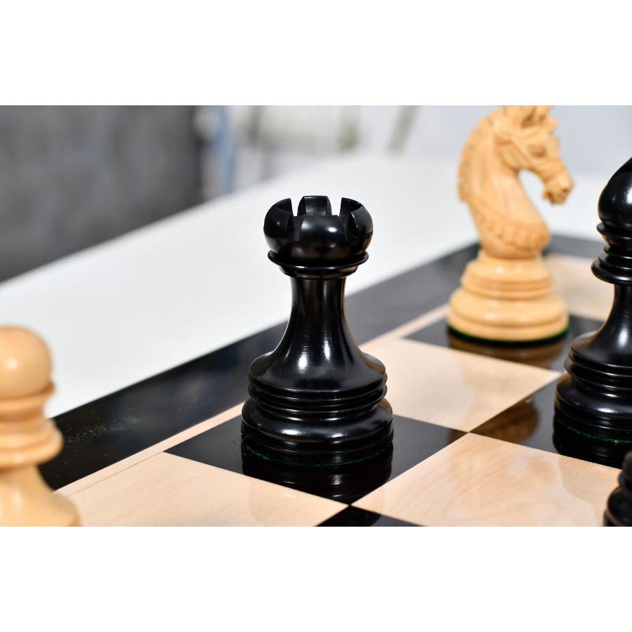 チェス駒 インディアン・チェタック 109mm 黒檀 インド直送 VJ034
