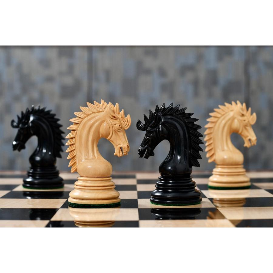 【 Black】Chess 本格 チェス駒 木製 インド製 Yahoo!オークション - Royal Black Chess 本格 チェス駒 木製
