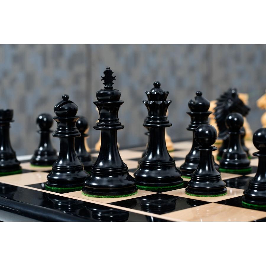 チェス駒 CBブライドル 107mm 黒檀 インド直送 VJ077 : チェス専門店