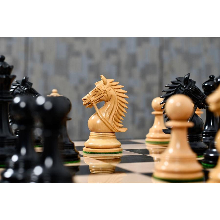 チェス駒 CBブライドル 107mm 黒檀 インド直送 VJ077 : チェス専門店