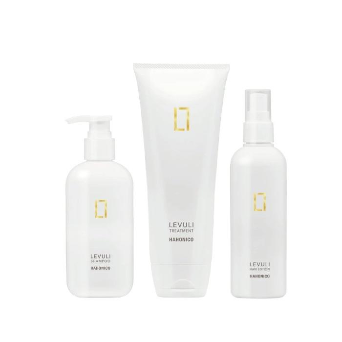 ハホニコ レブリ シャンプー295ml＋トリートメント225g＋ヘアーローション240g ３点セット