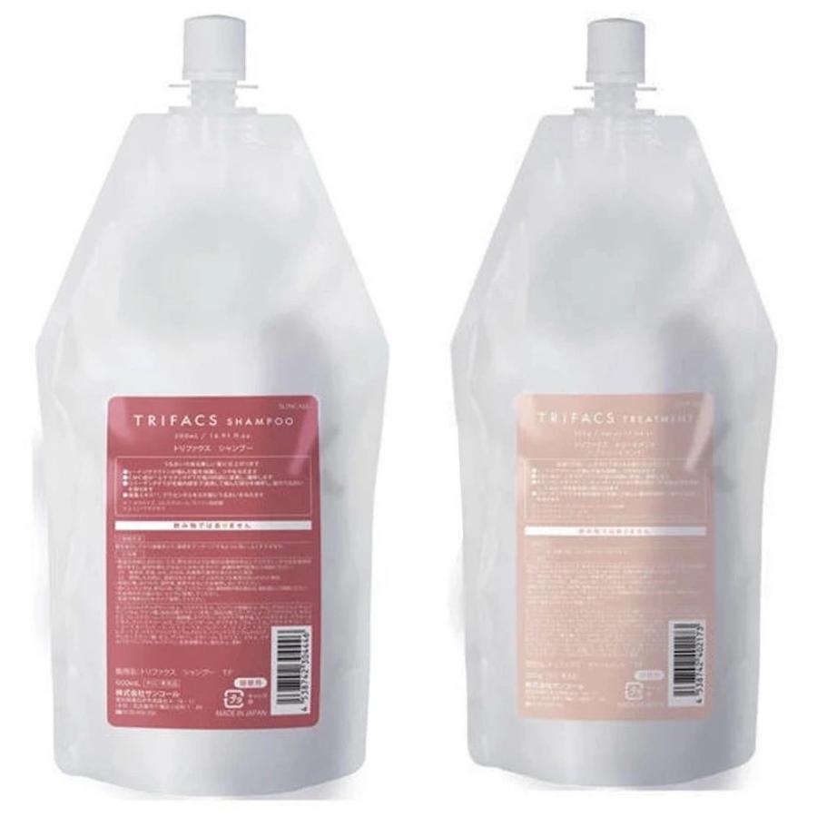 サンコール トリファクス トリートメント  500g リフィル 【×6点セット】 サンコール トリファクス シャンプー + トリートメント 500mL 500g