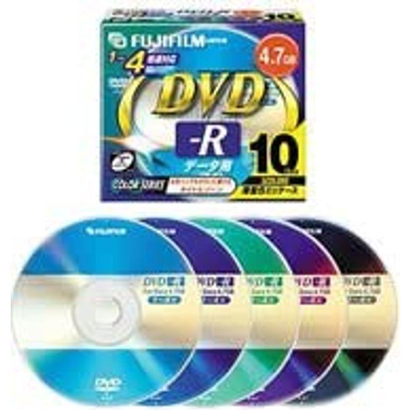 FUJIFILM DDR47C×10M4× DVD-R for Data カラーシリーズ 10枚パック｜chez-moi｜02