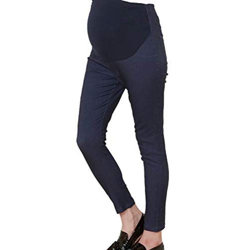 完売 Sweet Mommy マタニティパンツ スキニー スーパーストレッチ ウエスト調節機能 コットンリブ アンクル丈 マタニティボトム ズボン 最新 人気 Afex Uz