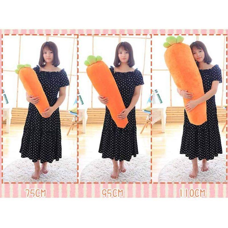 魅了 ニンジン ぬいぐるみ だきまくら 人参クッション 可愛い ロングクッション 添い寝まくら ふわふわ 柔らかい ふんわり もえもえ 店飾り 贈 送料無料 Www Aqtsolutions Com