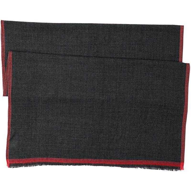 限定特価 財布 帽子 ファッション小物 リエ ストール フレームラインストールmy 6403 6k4 My 6403 6k4 ブラック レッド 78 0cm Www Threeriversofs Com