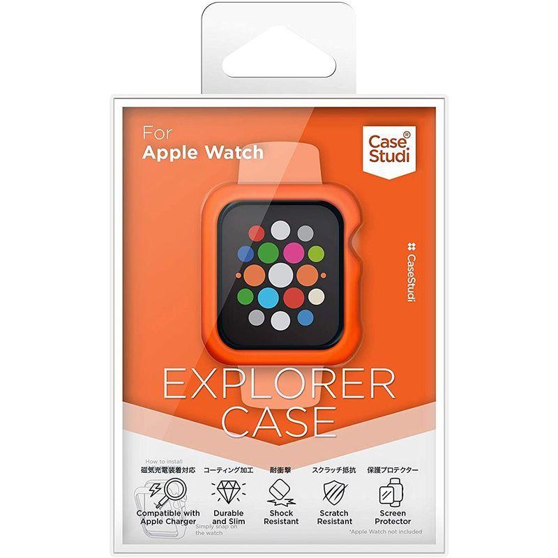 Casestudiapple Watch 44mm ケース 耐衝撃 衝撃 吸収 簡易着脱 超薄型 液晶保護フィルム 付 カバー シンプル A 好きに
