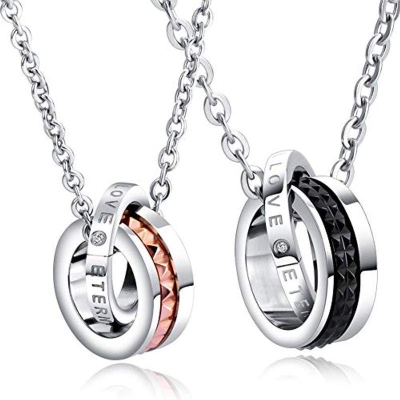 ネックレス ペア カップル 人気 ブランド ペアネックレス メンズ レディース ペンダント リング 指輪 恋人 プレゼント ギフト おそろい 7hqralwthu 腕時計 アクセサリー Gprdehler Com