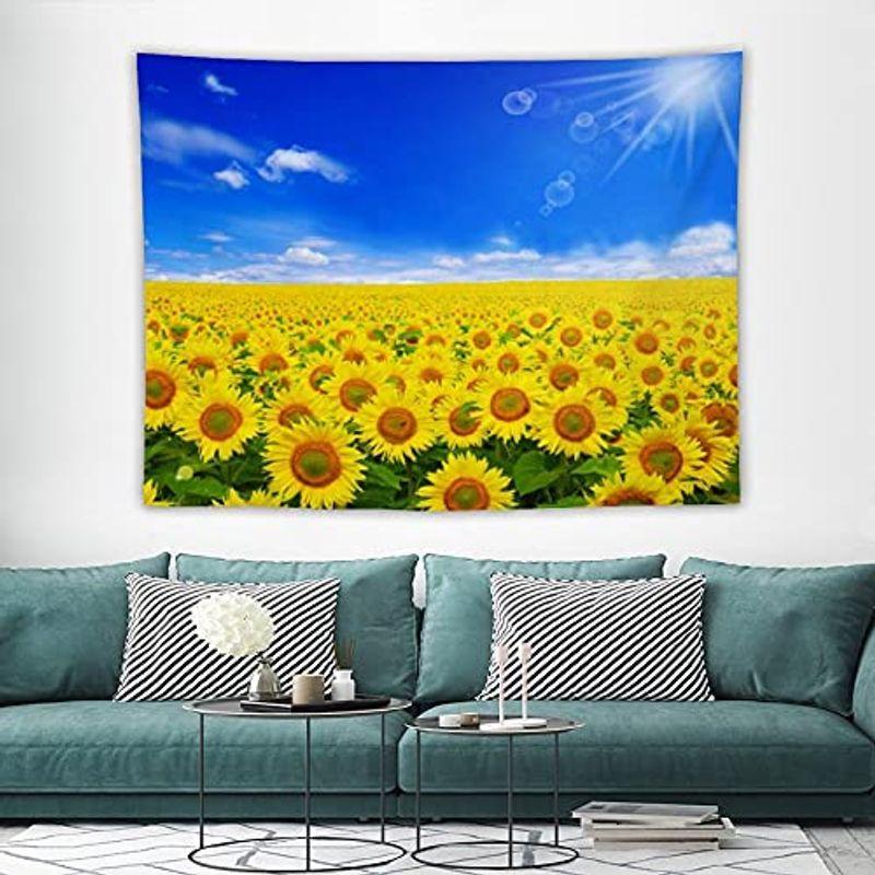 Sweelinひまわり 装飾壁掛け おしゃれ 壁掛け 装飾布 インテリア 多機能 パーティー リビング 窓 個性ギフト お店 人気 お祝い ２０１３新発