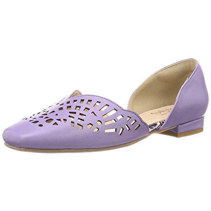 爆安プライス スタイル ジェリービーンズ パンプス カットワークセパレートフラット レディース パープル 24 Cm 受賞店舗